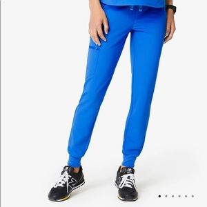 Figs Jogger Scrub pants- royal blue